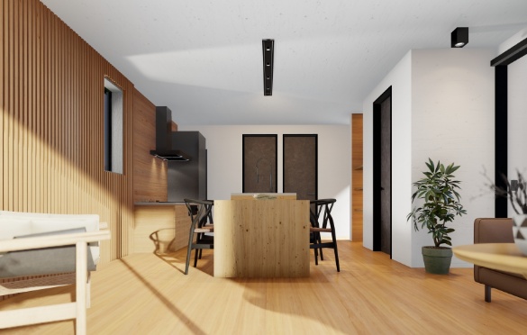 ３階建てプラン室内