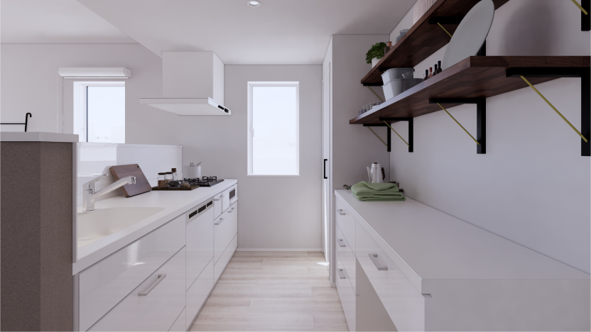 ゆるやかに、縦につながるスキップハウス