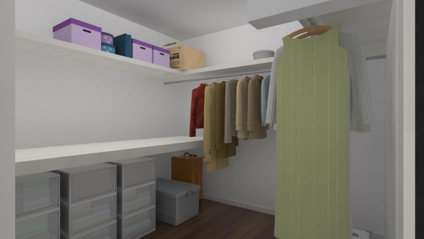 大容量収納から生まれる暮らしのゆとり