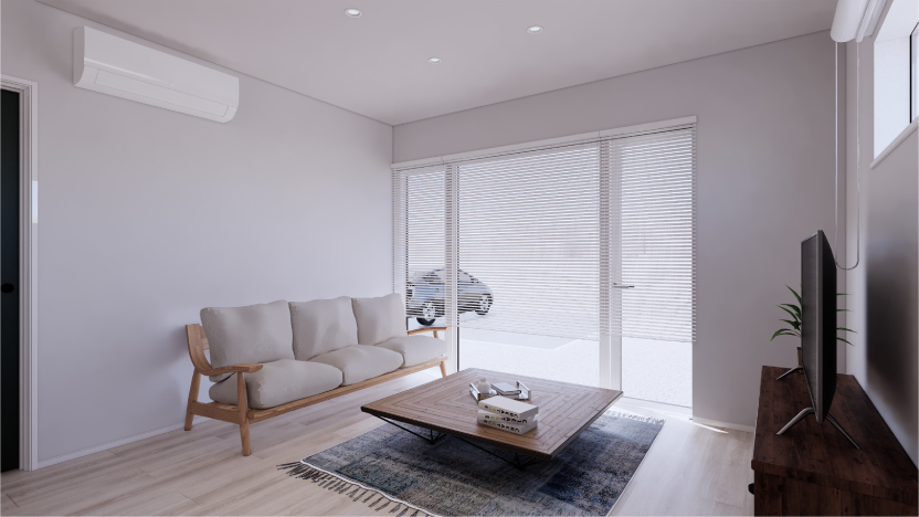 ゆるやかに、縦につながるスキップハウス