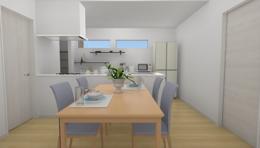 3帖の和室が暮らしを広げる平屋