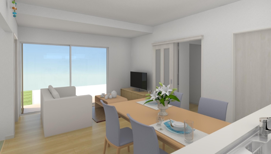 3帖の和室が暮らしを広げる平屋