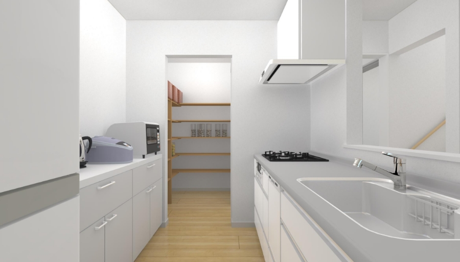 回遊動線で、コンパクトでも快適な暮らし