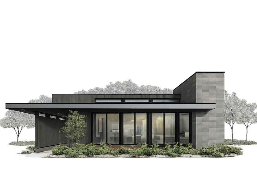 3帖の和室が暮らしを広げる平屋