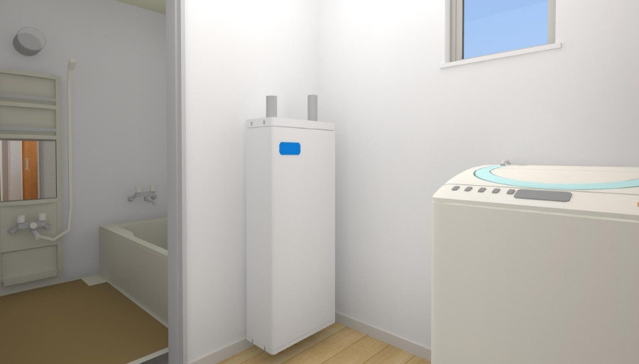 リビングを中心に家族がつながる平家