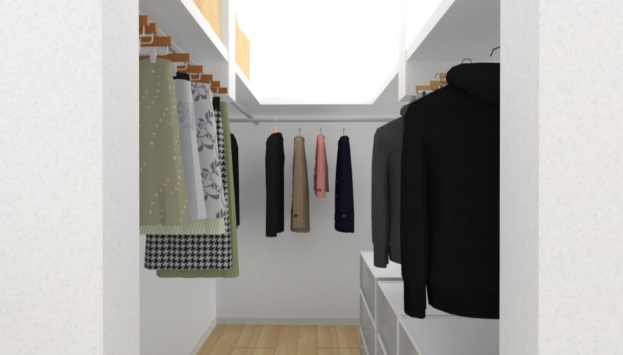 回遊動線で、コンパクトでも快適な暮らし